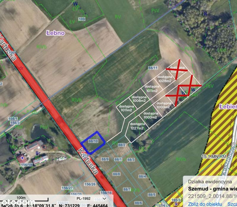 Przedsprzedaż Działek W Łebieńskiej Hucie