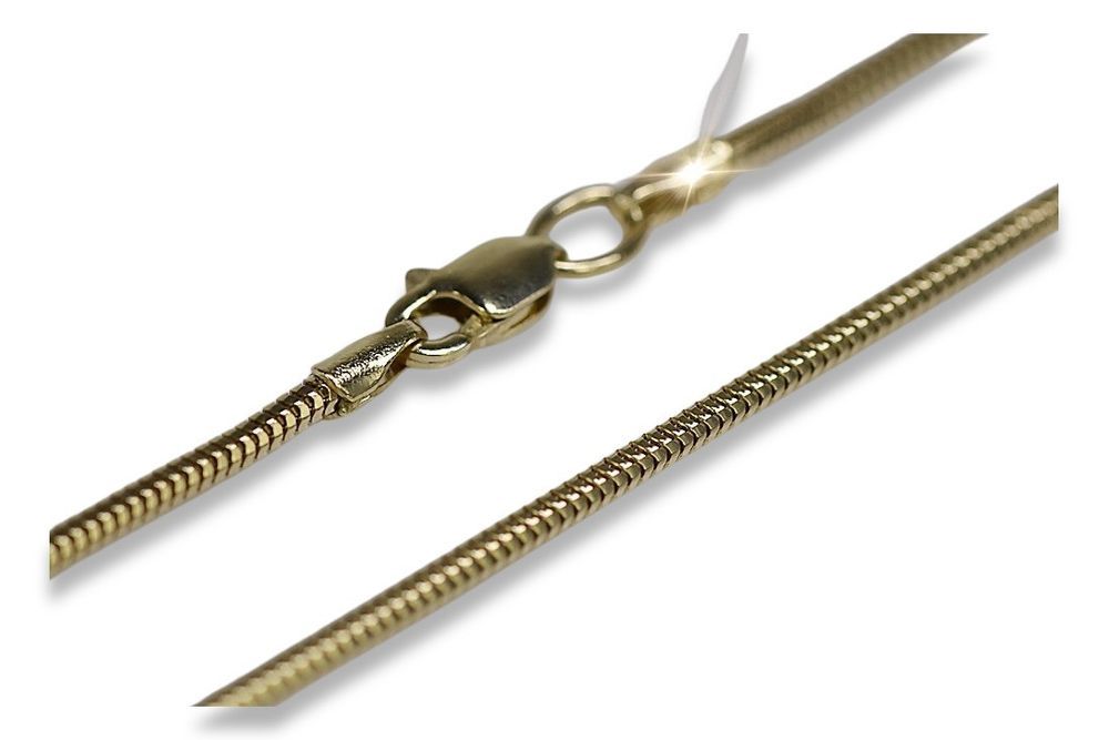 Złoty łańcuszek 14k 585 linka żmijka Tondo cc020y 55cm 2,25mm Gdańsk