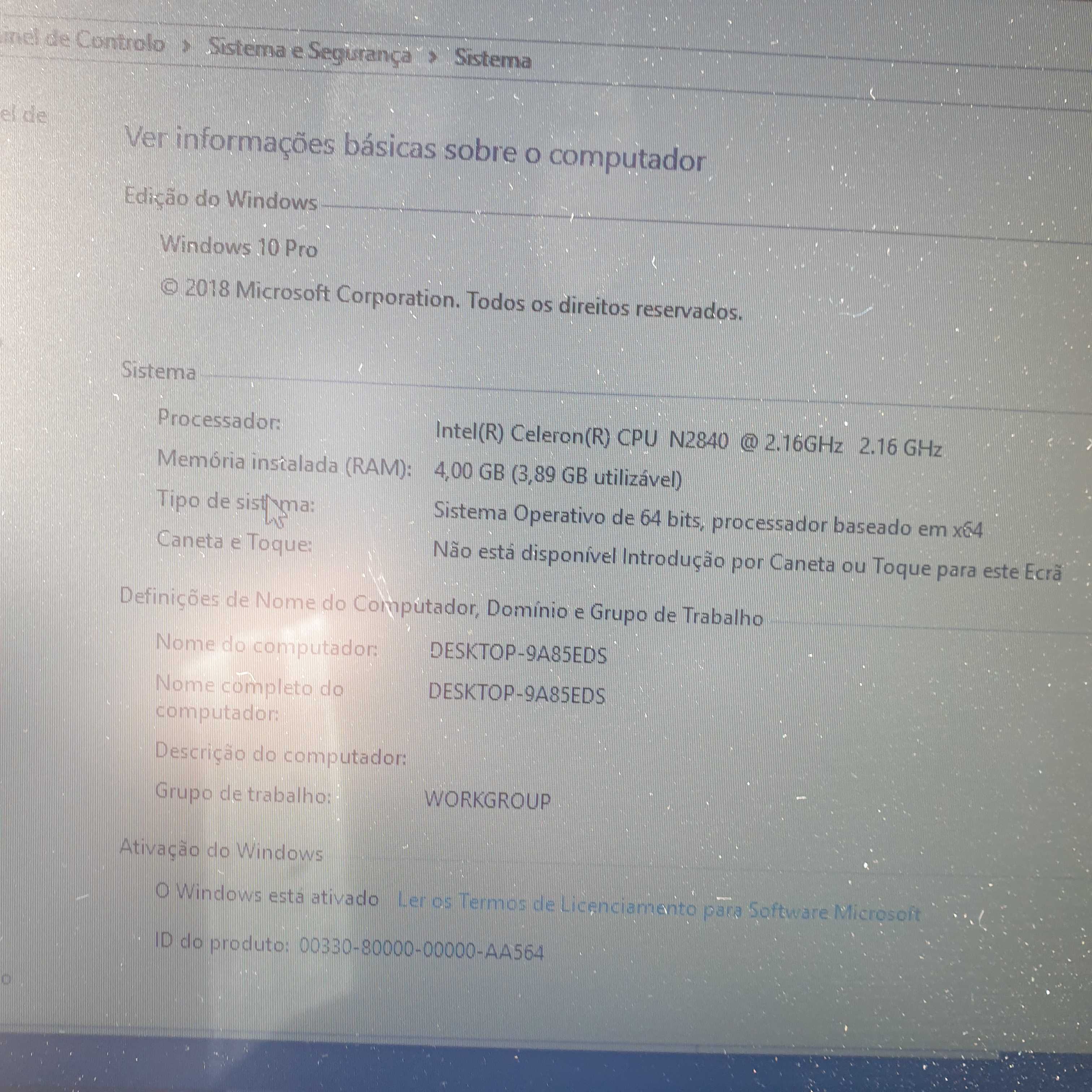 Lenovo B50-10 processador N2840 muito bom estado