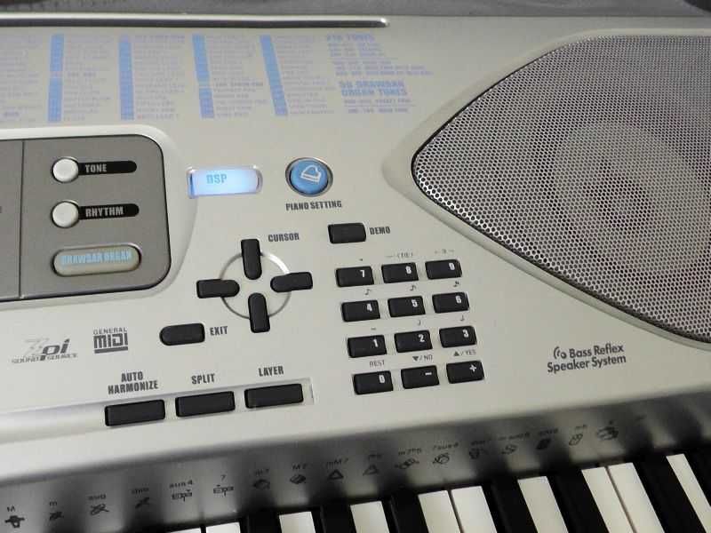 Casio CTK-691 Keyboard dynamika klawiszy LCD MIDI