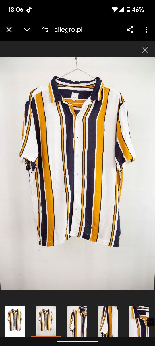 Рубашка River Island в полоску