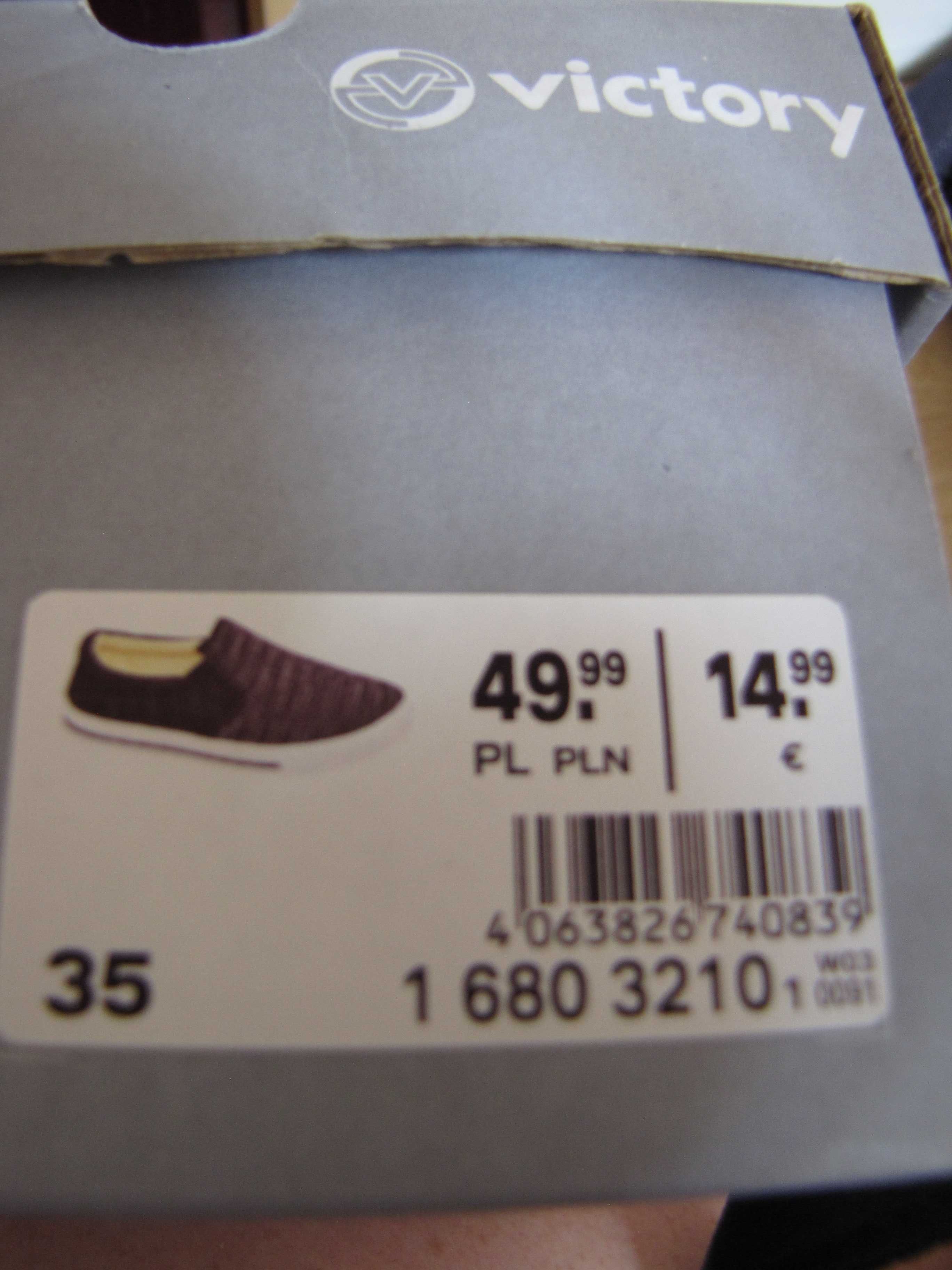 kapcie szkolne, tenisówki slip on rozm.35