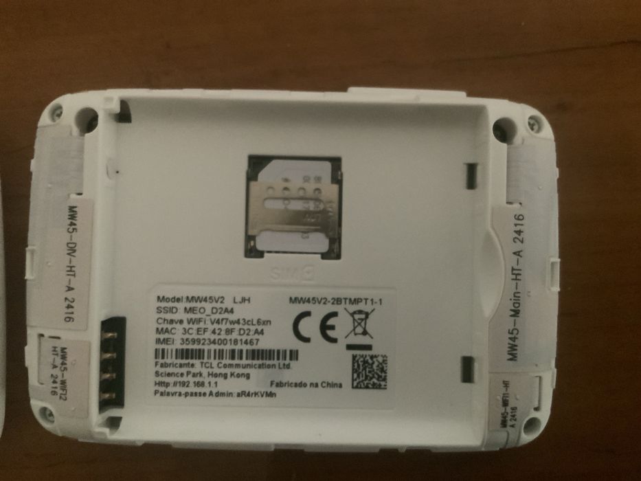 Hotspot MEO TCL usado 1 vez