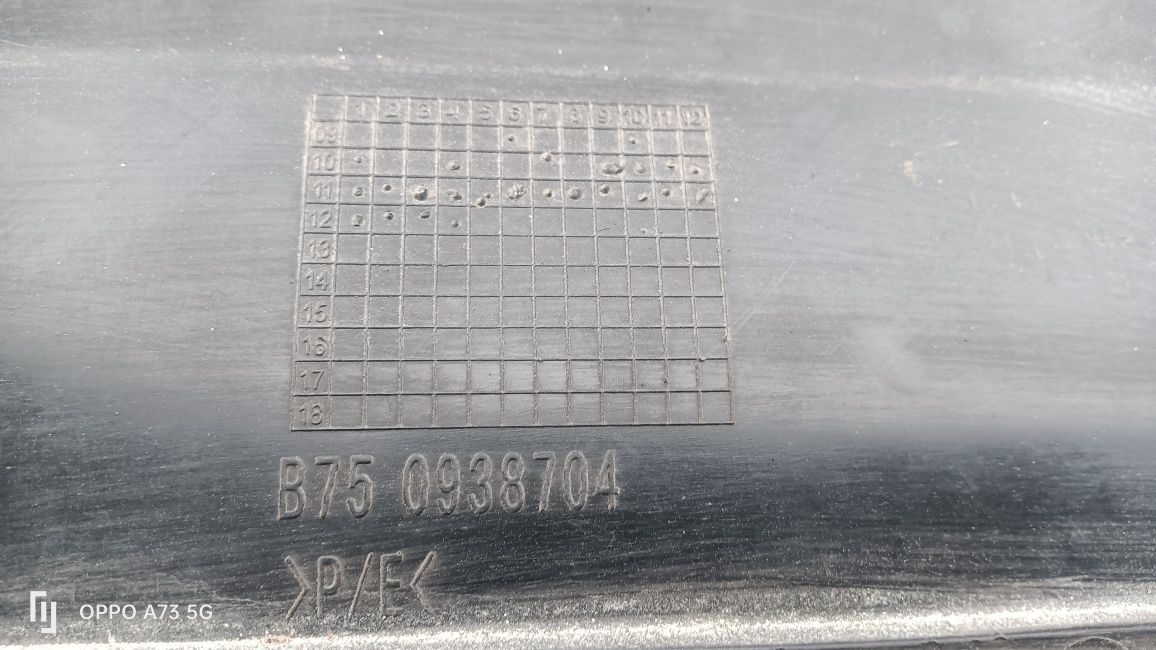 Difusor de parachoques citroen ds4 de 2012