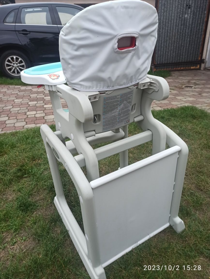 Krzesełko do karmienia 3w 1 baby design