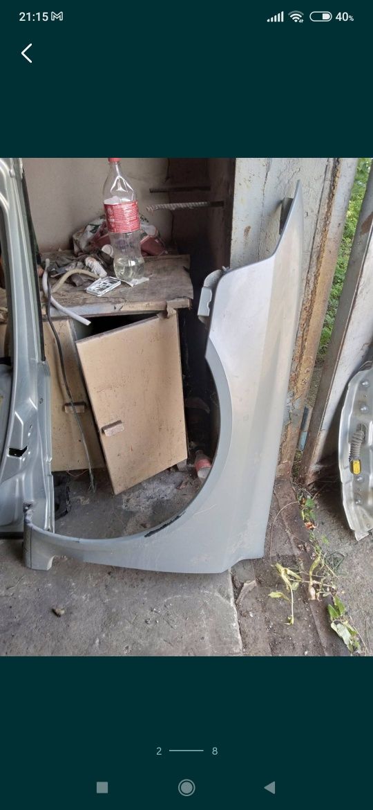 Кузовные детали Renault megane 2 двері