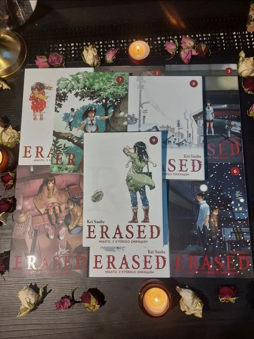 Zestaw mang, Erased, 9 KOMPLET