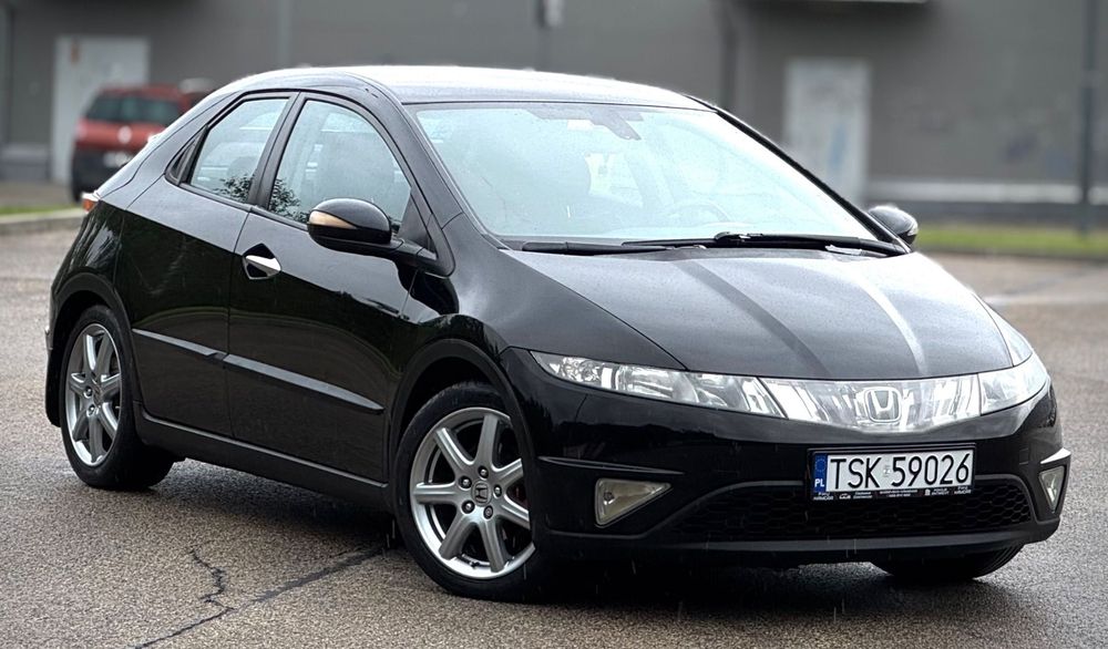 Honda Civic VII UFO 1.8 Benzyna + GAZ, Salon Polska, Podgrz. Fotele