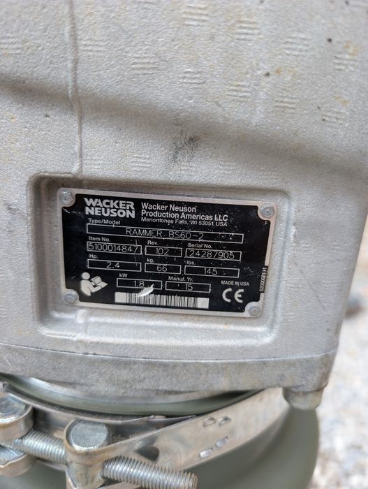 Zageszczarka skoczek Wacker newson BS 60-2