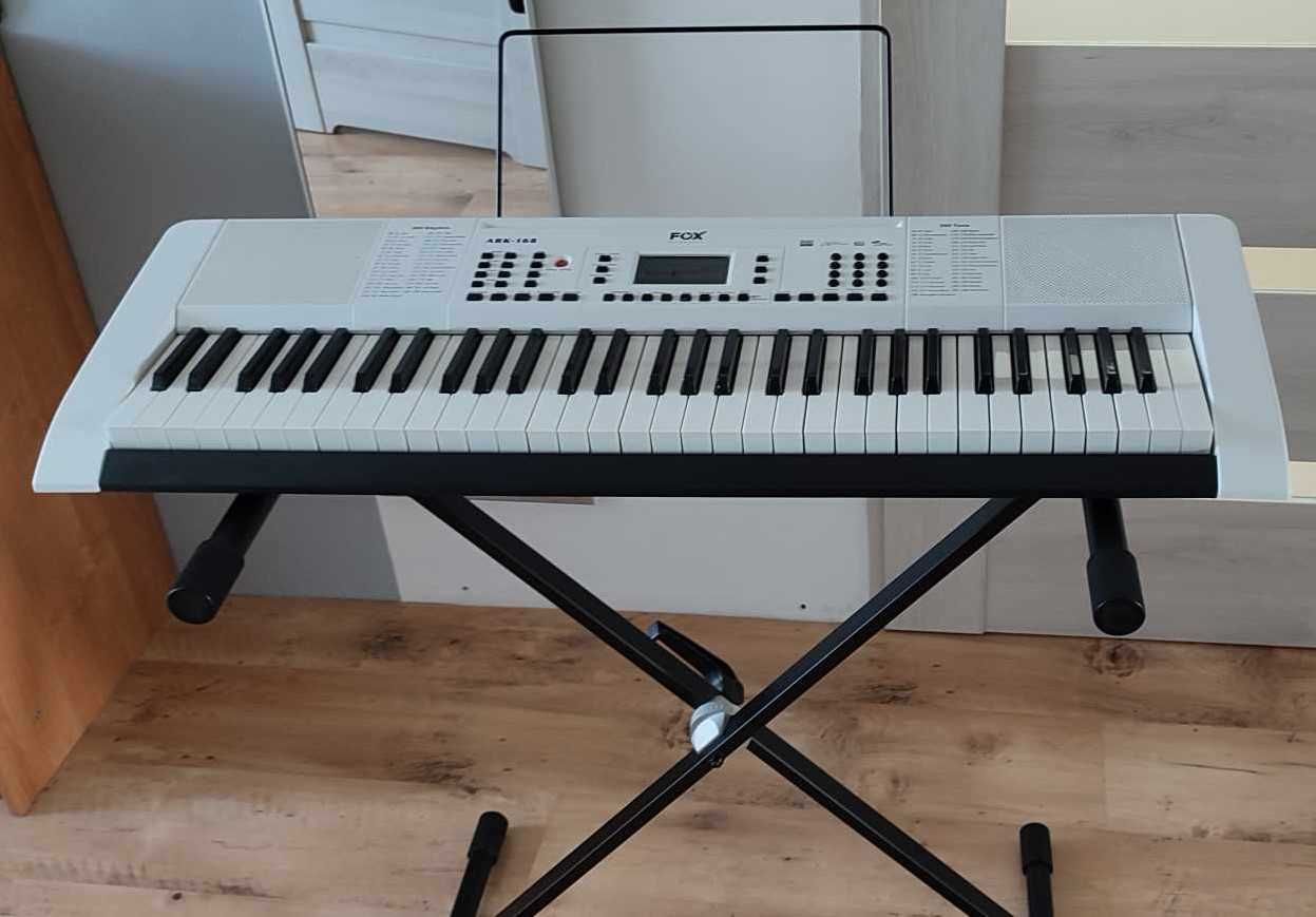 Keyboard FOX 168 + gratis stojak i słuchawki