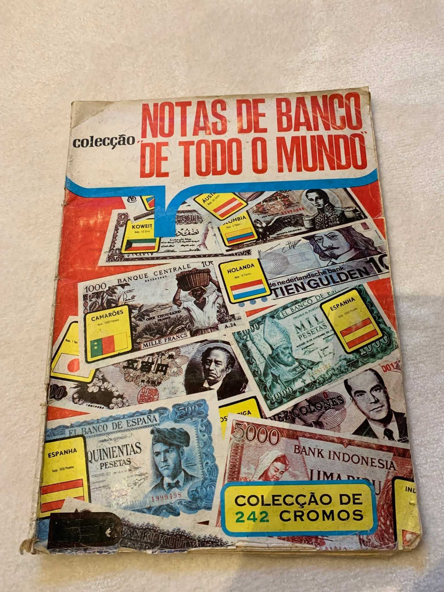 Caderneta Notas de Banco