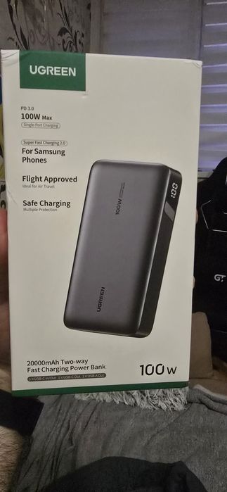 Павербанк Ugreen 100w. 20000 mAh