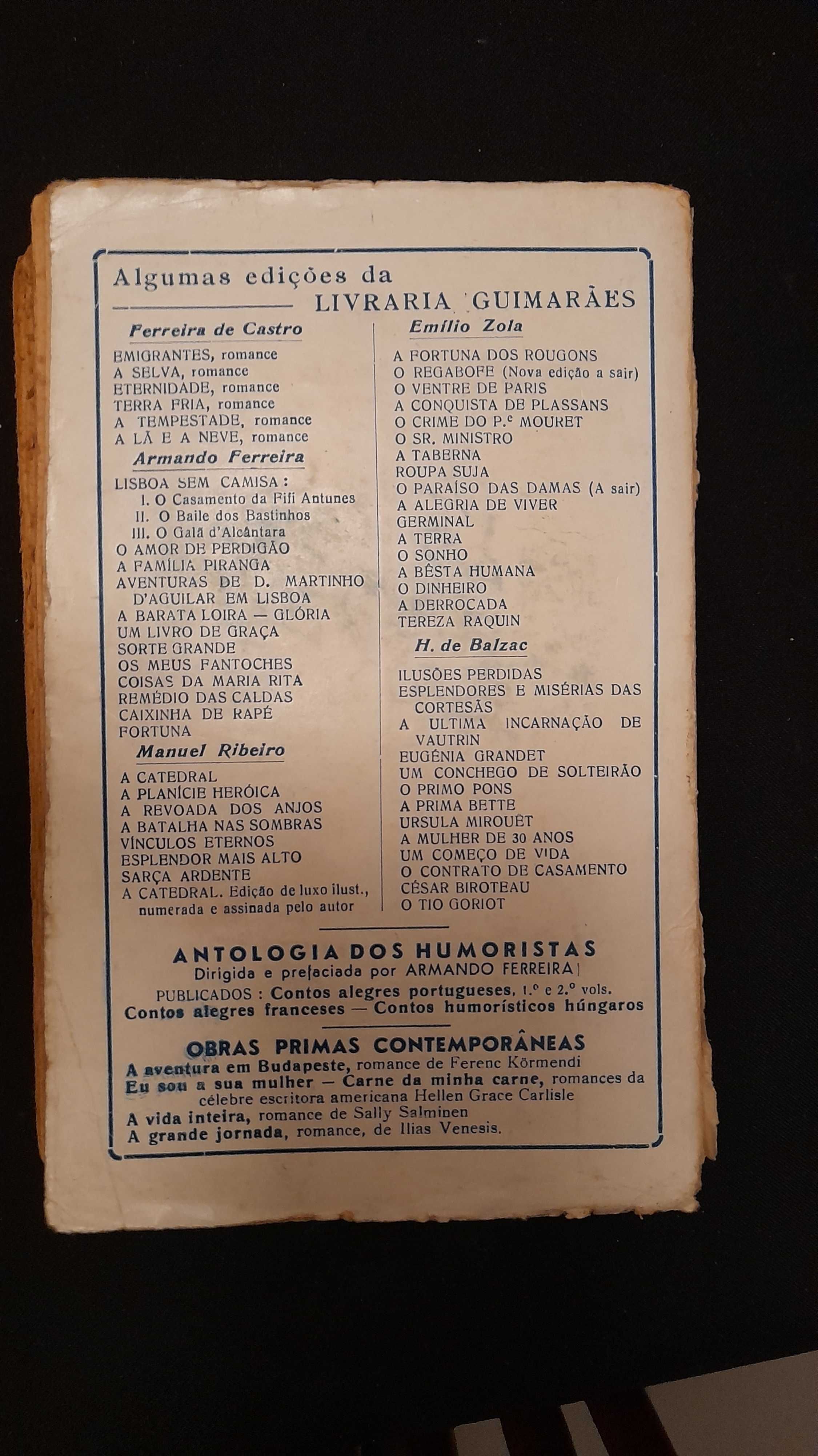 Livro Terra Fria Ferreira de Castro