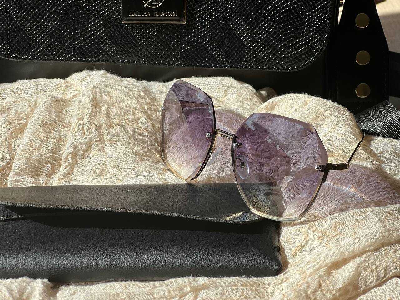 Okulary przeciwsłoneczne Florida Sun GRADIENT FIOLETOWY 2023 + Etui