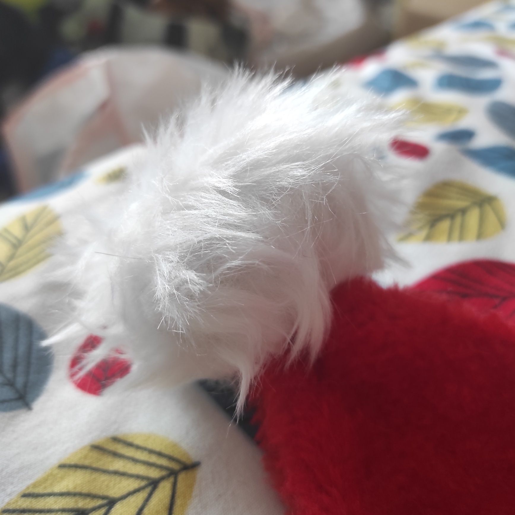 Gorro de Natal Peludo e Fofinho Inverno