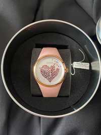 Zegarek damski dla dziewczynki am:pm różowy gumowy pasek