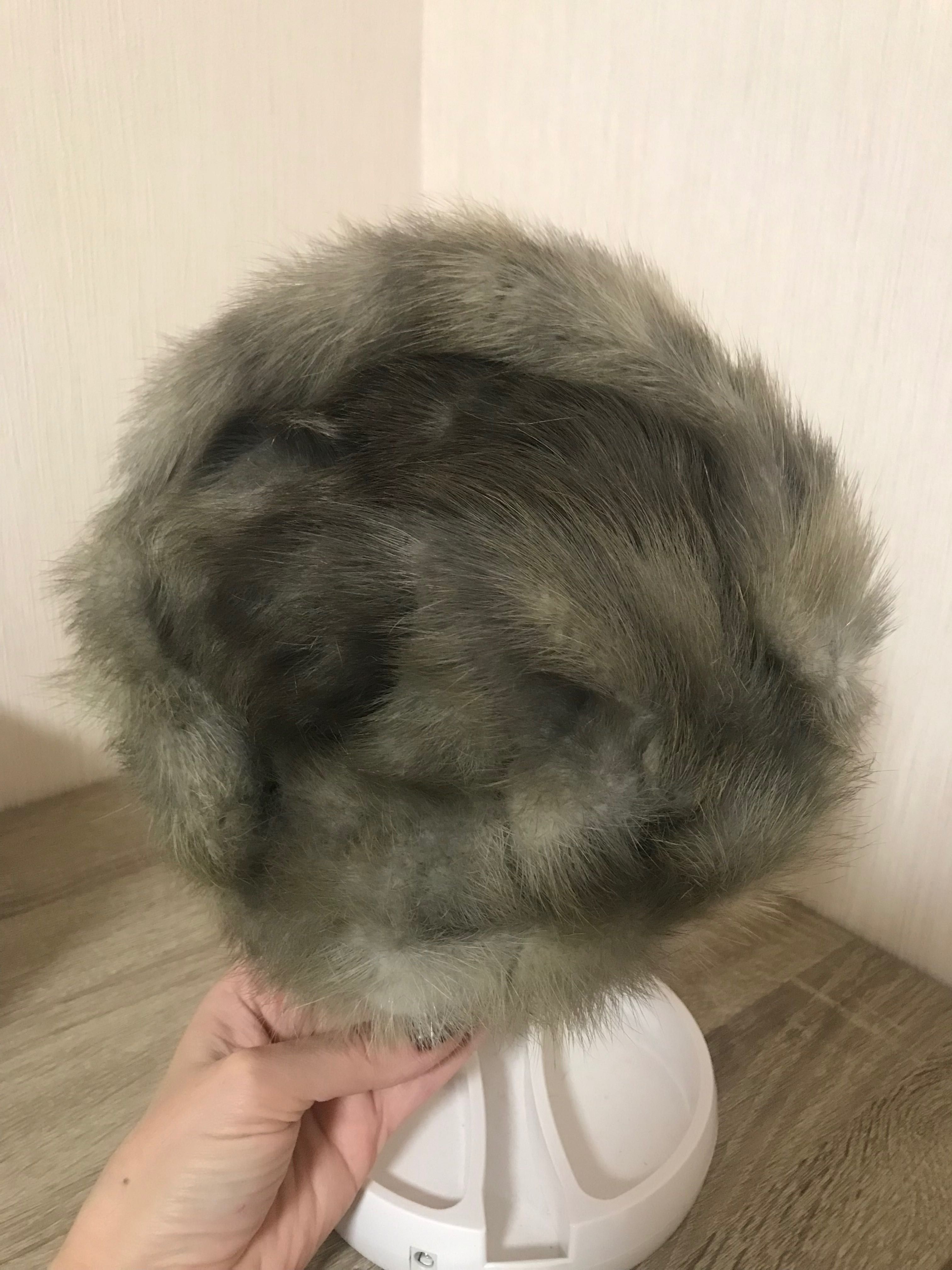 Шапка натуральне хутро норка декор
