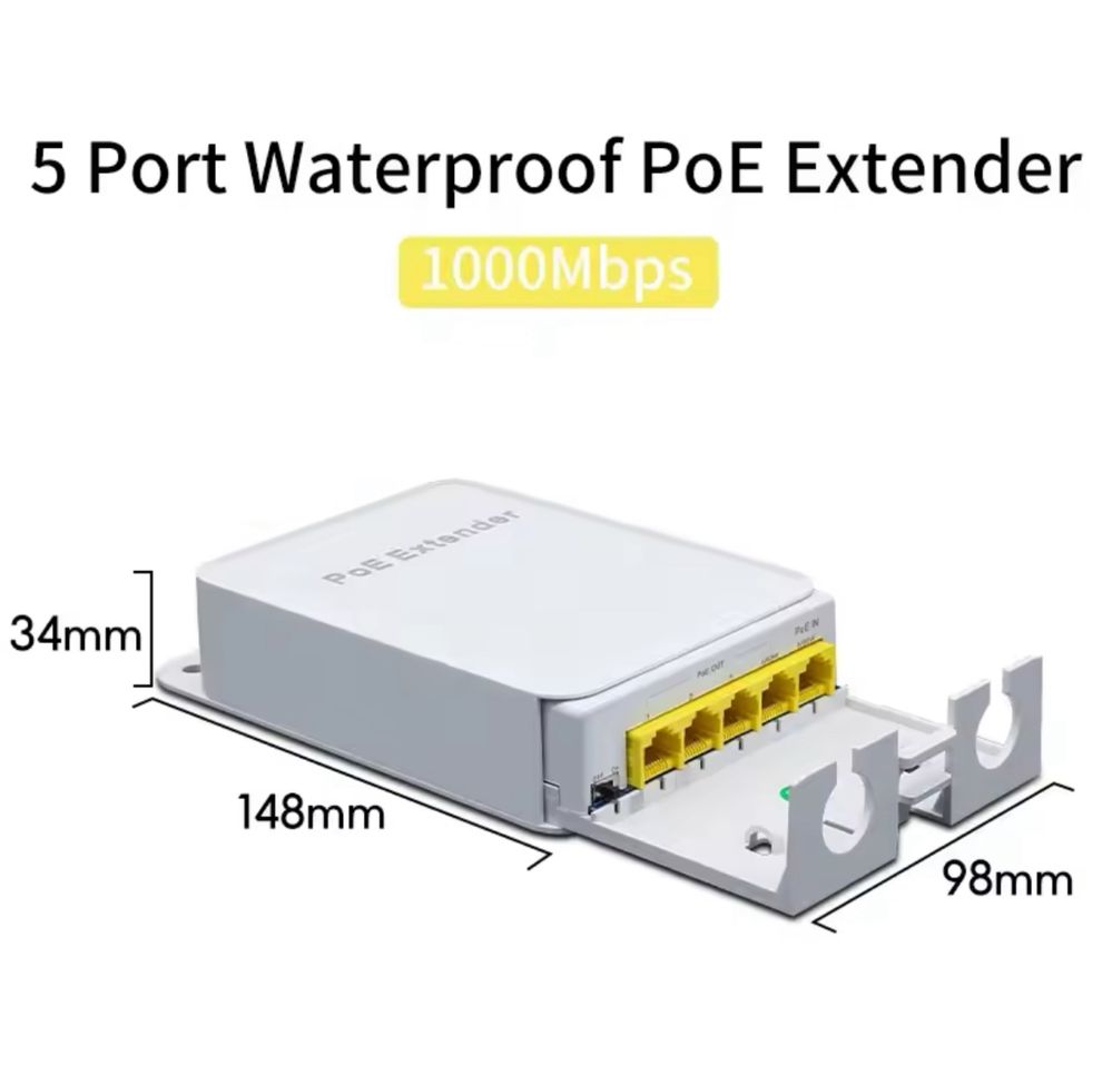 PoE розширювач, Extender, PoE екстендер