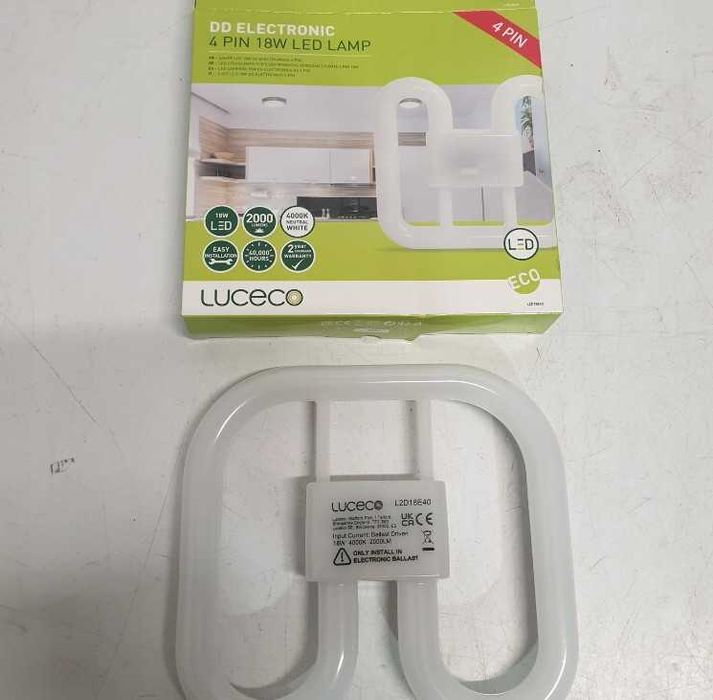Żarówka LUCECO GR10Q 4-PIN 2D LED Light Bulb 2000LM 18W
