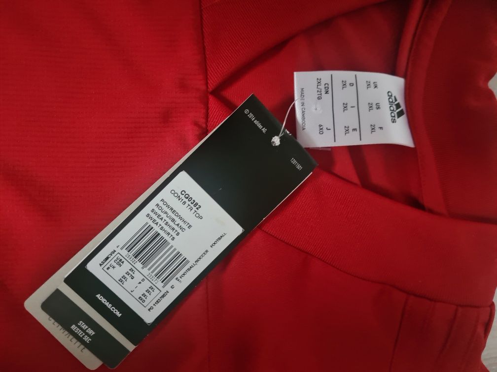 Adidas bluza piłkarska Contivo 18 w rozm 2XL