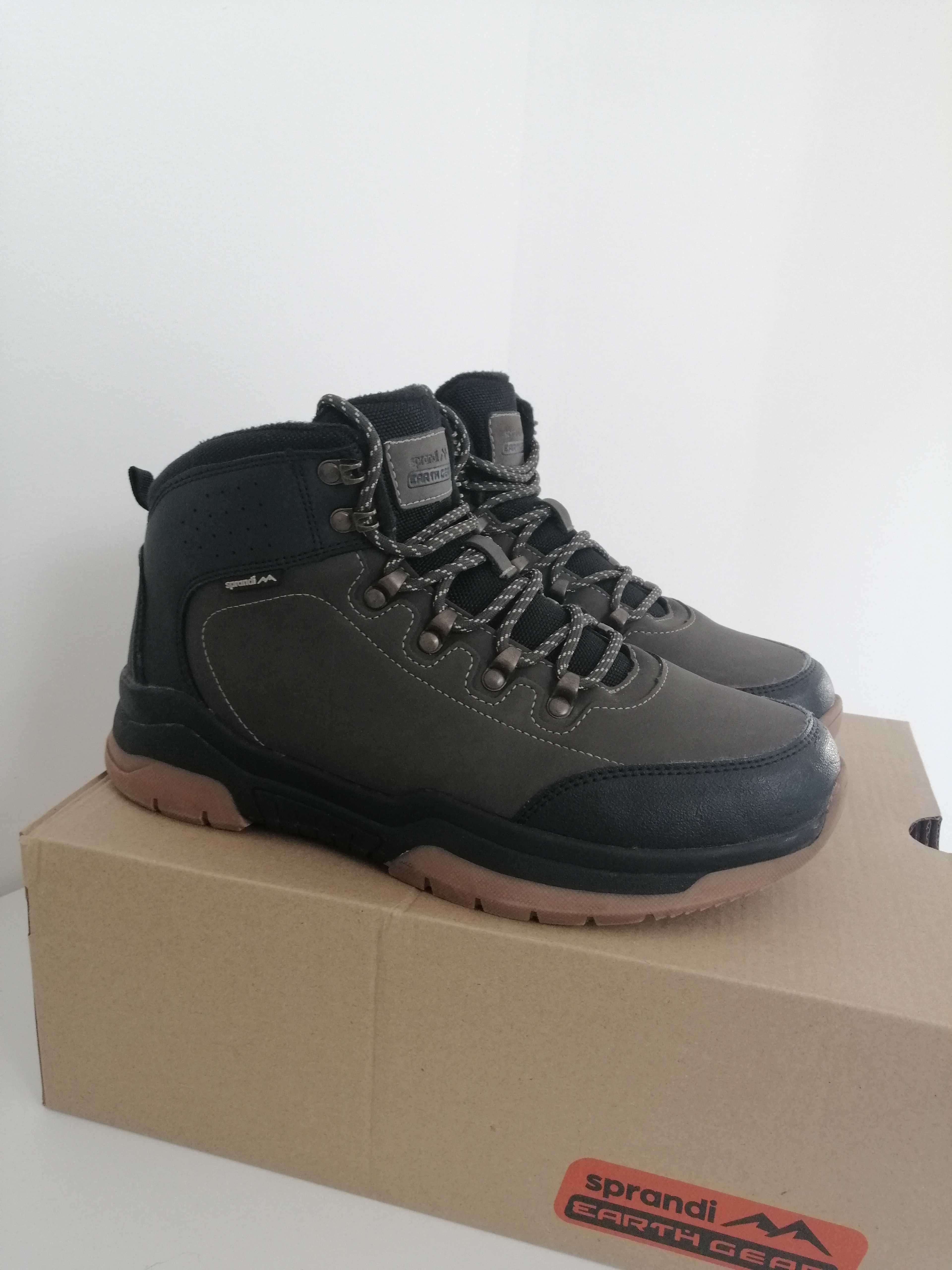 Buty zimowe SPRANDI EARTH GEAR khaki rozm.41