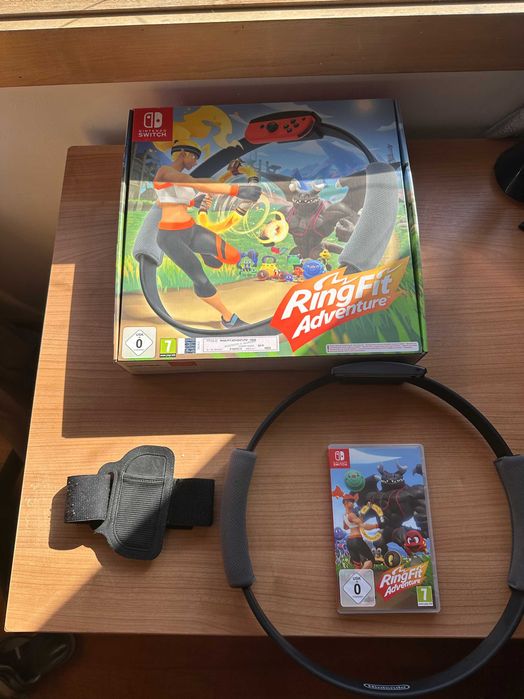 Nintendo Switch Ring Fit Adventure – Completo e em Excelente Estado!