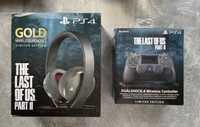 Pad Dualshock4 + Sluchawki Gold wersja limitowana The Last Of Us