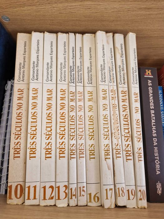 Três Séculos no Mar do Comandante  Esparteiro. Volumes 10 a 20