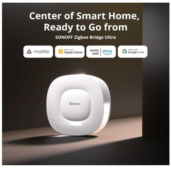 Sonoff ZBBridge-U Bramka Matter Zigbee Bridge Ultra WiFi/RJ45