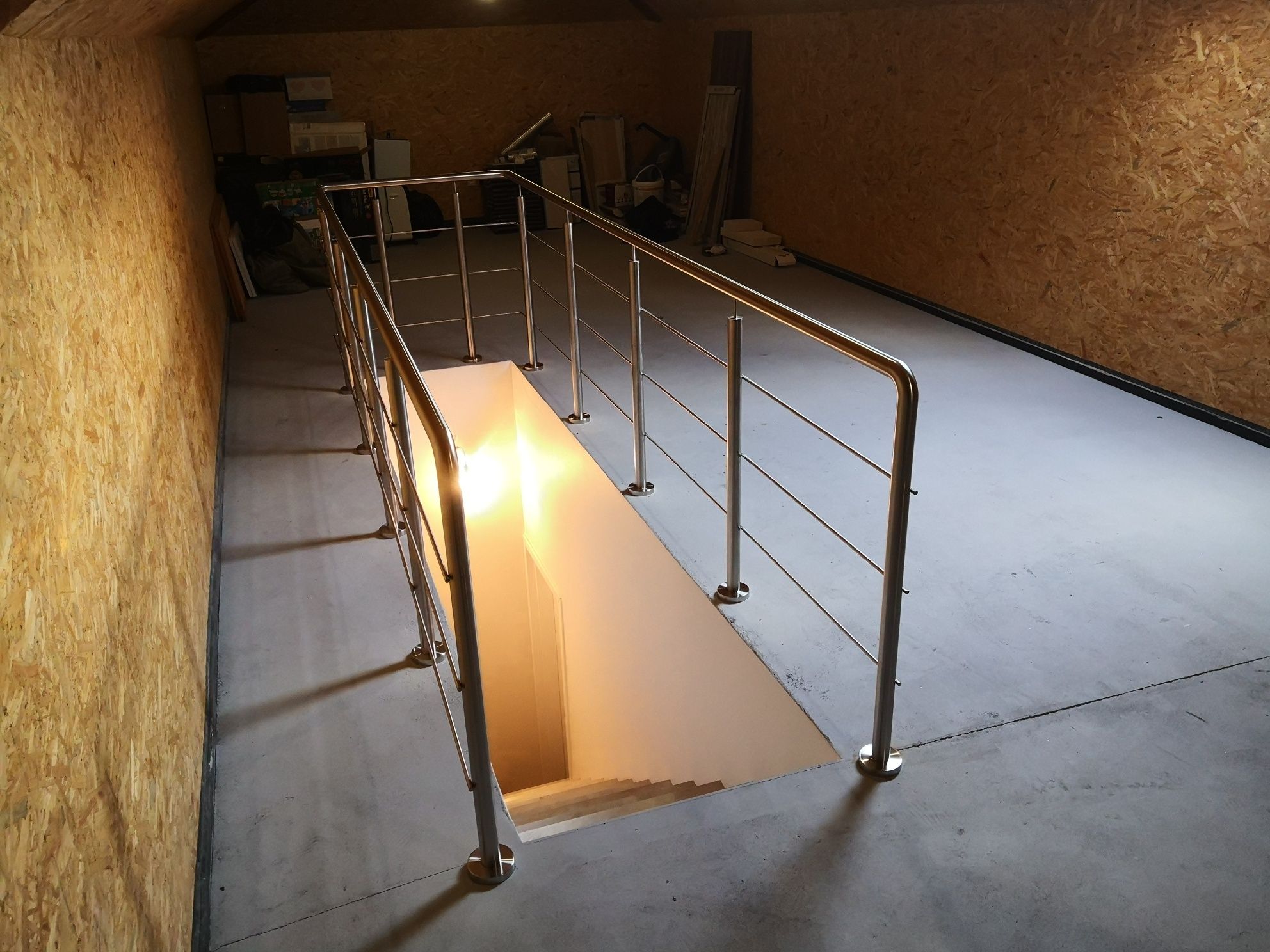Balustrada barierka nierdzewna balkon zabezpieczenie inox