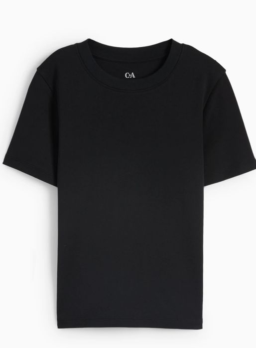 Zestaw 2-óch T-shirtów z linii basic - slim fit XS czarna i biała