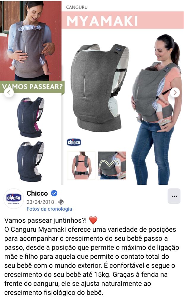 Marsupio Myamaki Chicco 0m+