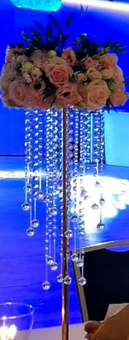 Wysoki stojak,wazon na stół na kwiaty, ślub, przyjęcia okolicznościowe