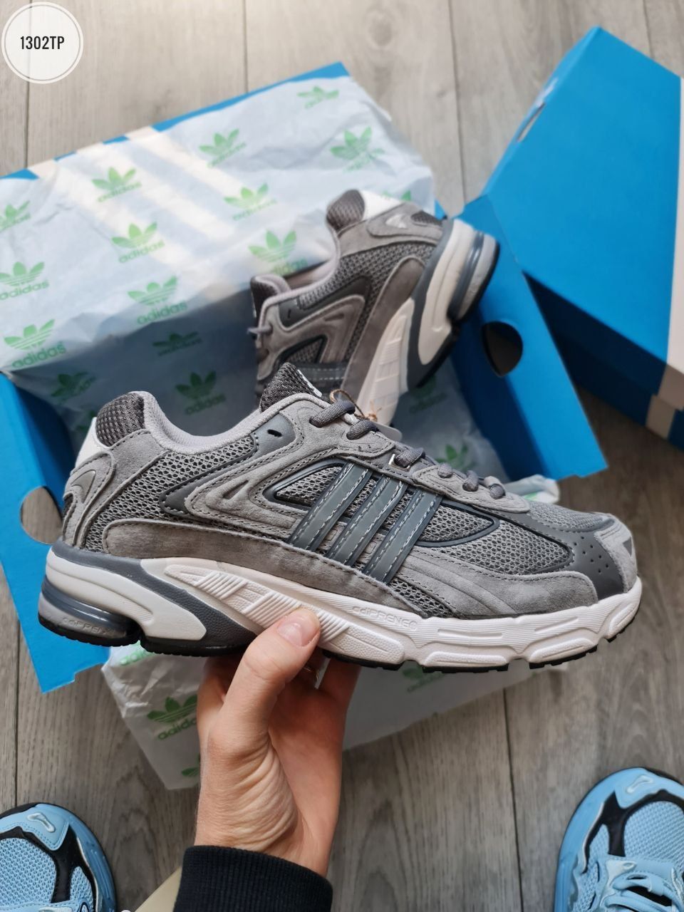 Мужские кроссовки Adidas Response Grey 41-45 кросівки чоловічі топ