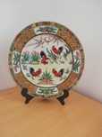 Prato de porcelana chinesa Vintage