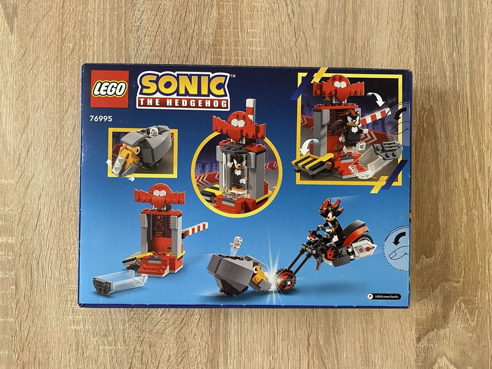Nowe LEGO SONIC 76995 Shadow the Hedgehog ucieczka