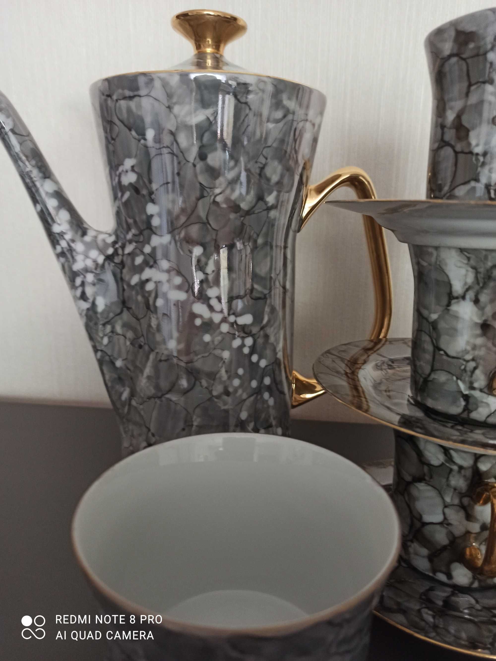 Serwis kawowy Aleksander, porcelana Włocławek