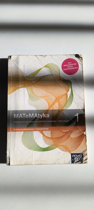 Matematyka 1 podręcznik zakres rozszerzony Nowa era
