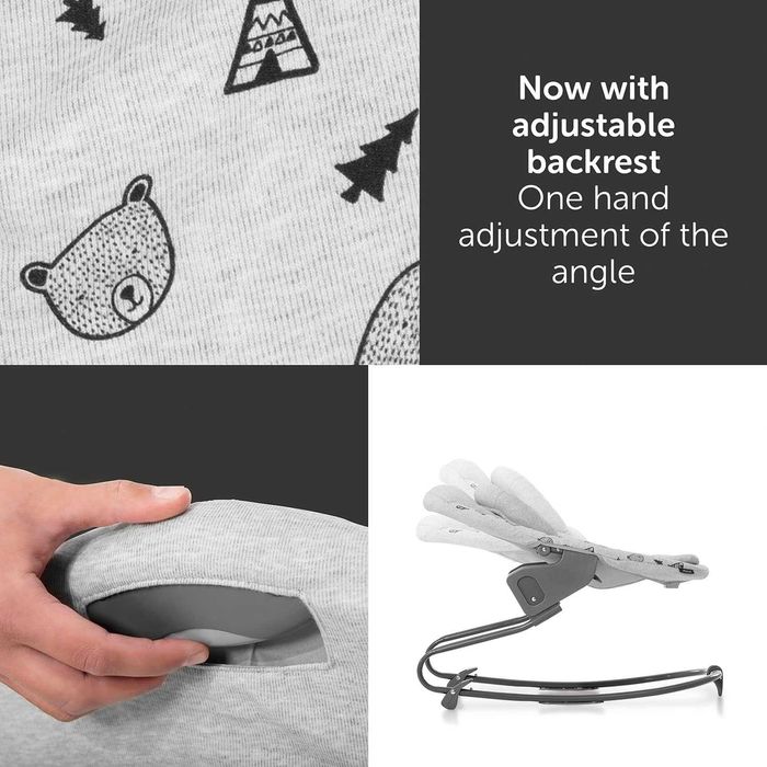 Hauck leżaczek Alpha Premium Grey