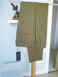 Spodnie z metką 36 Mohito oliwka/khaki damskie nienoszone
