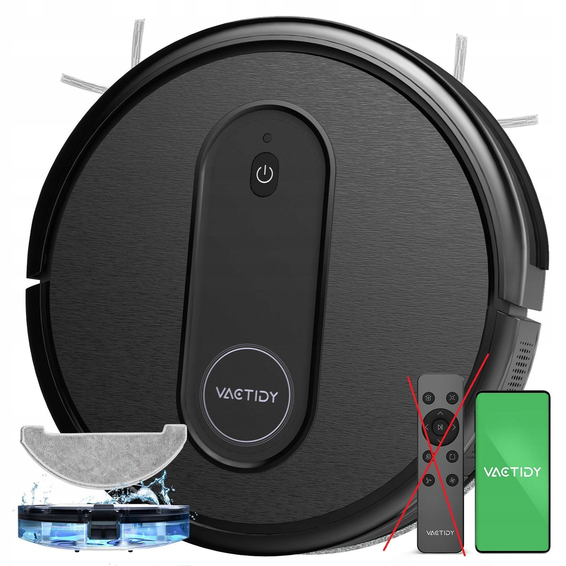 Robot sprzątający Vactidy T7 z mopem 2800Pa Alexa App Siri 120min