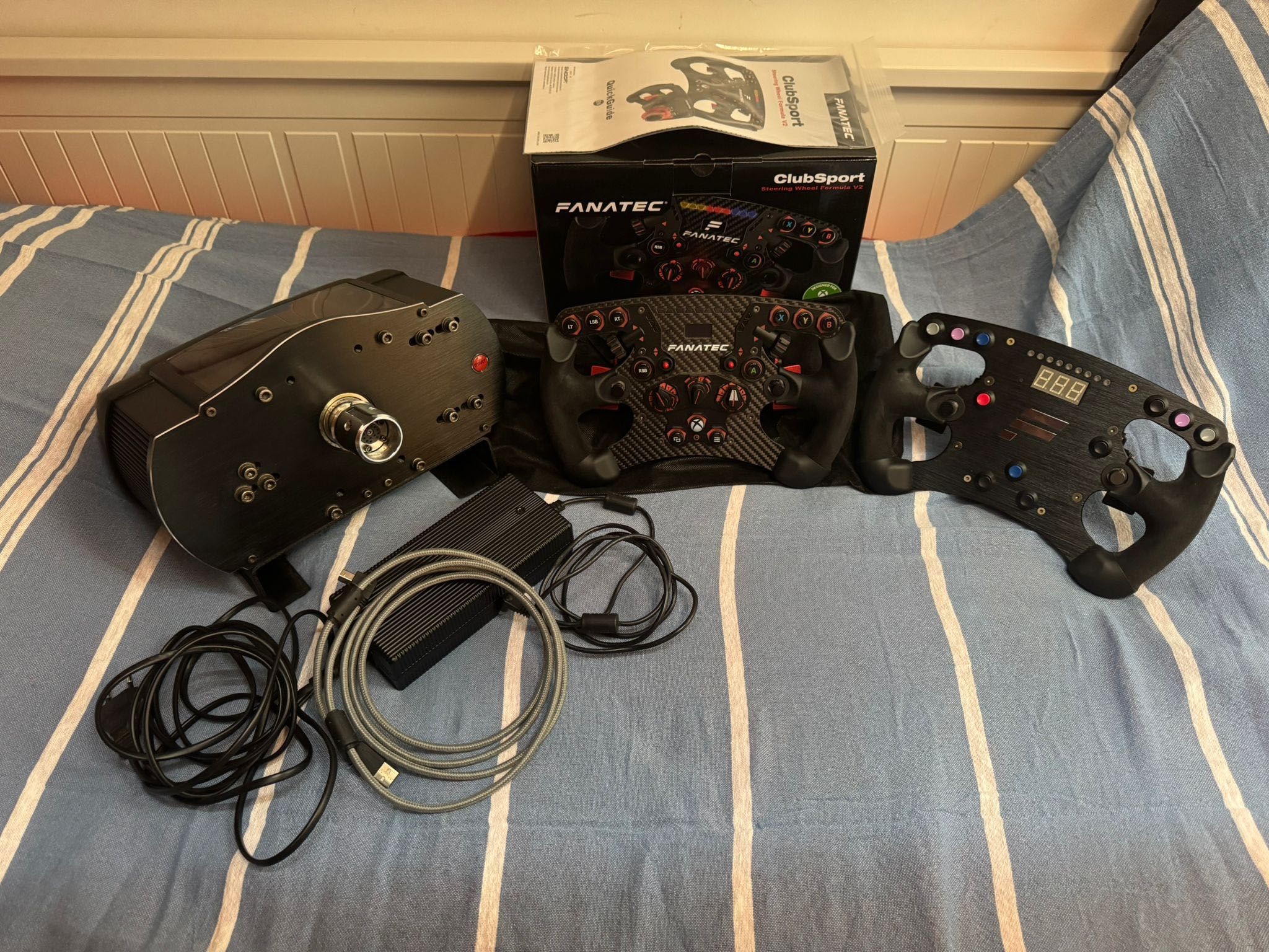 Fanatec 2 volantes e base v.2 set de pc