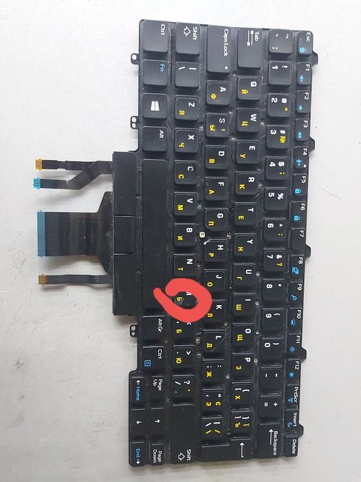 Для dell latitude 7480 клавіатура робоча з підсвіткою опис  Європа