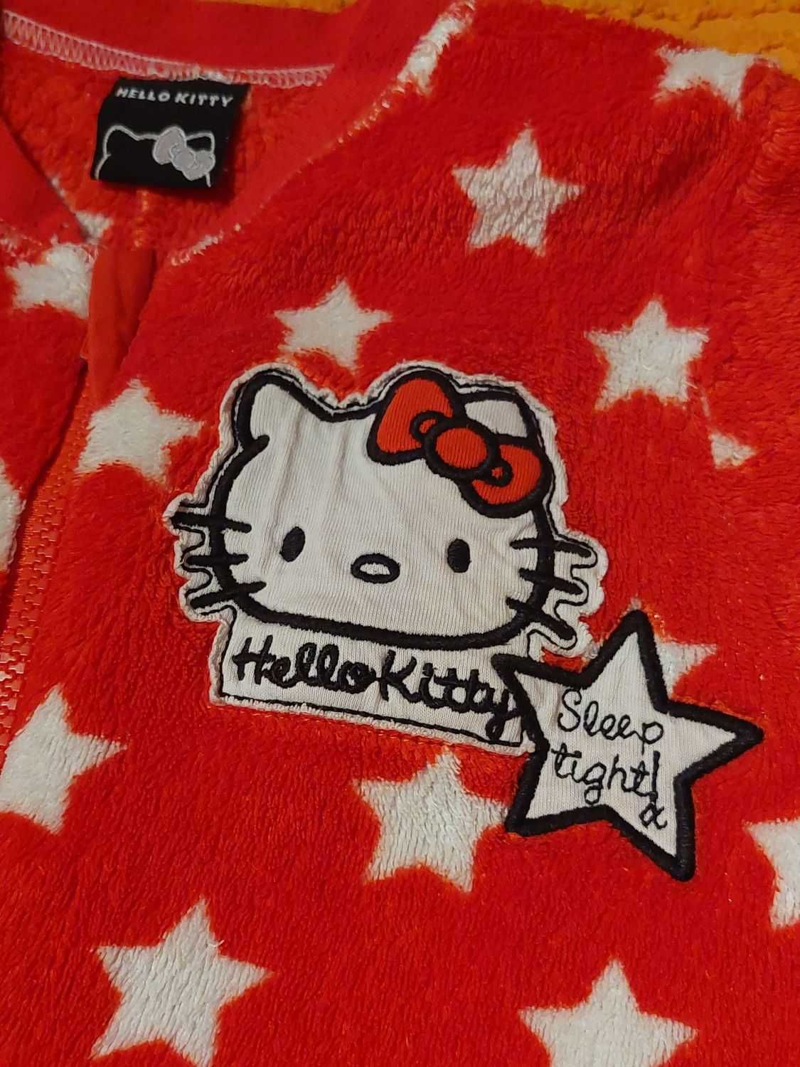 Miękka piżamka piżama kombinezon George polar / Hello Kitty / 104-110