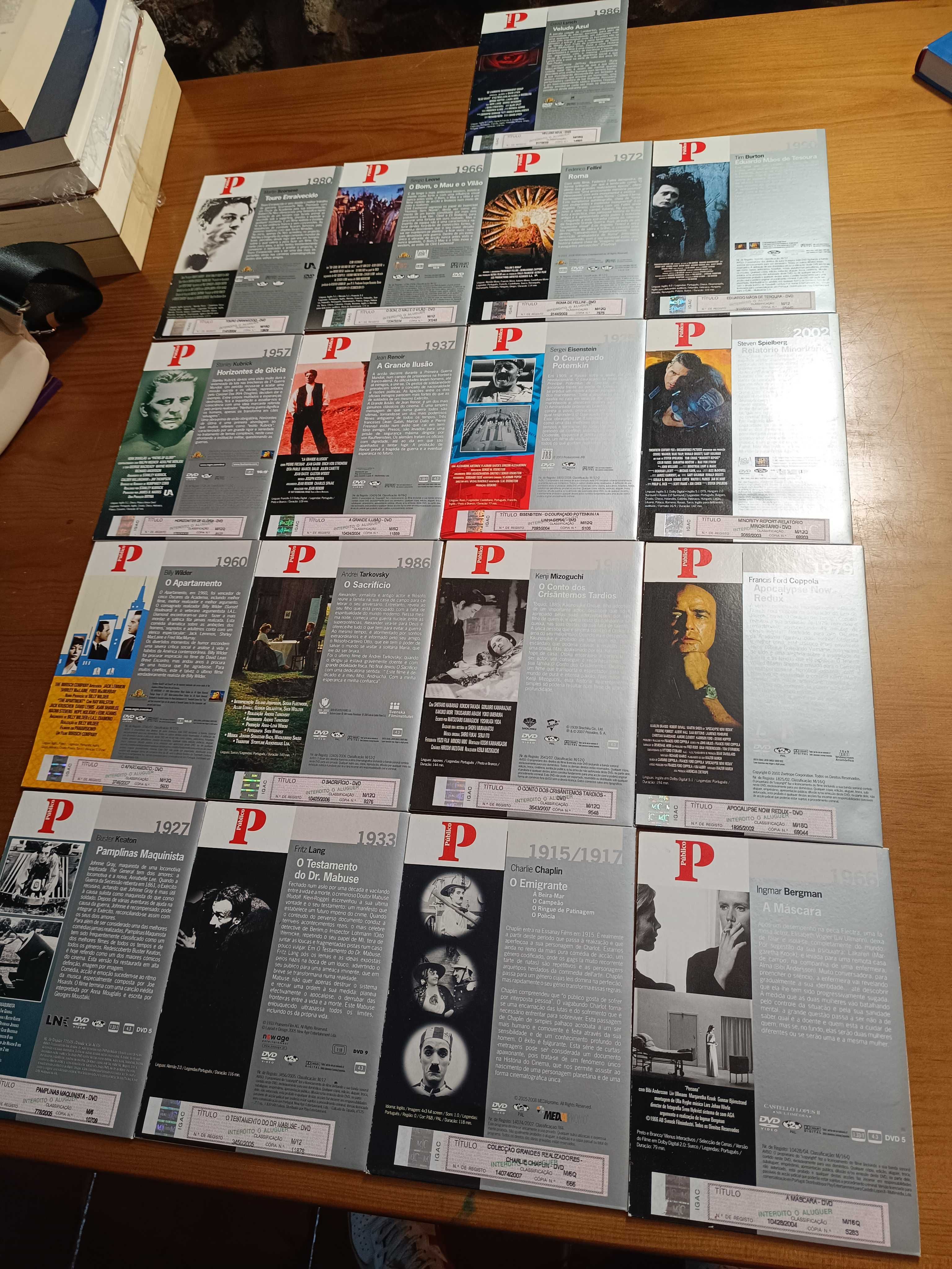Clássicos do cinema em DVD - colecção Público (portes grátis)