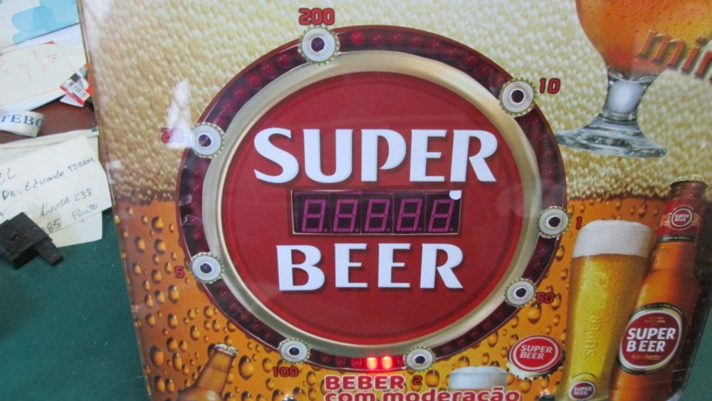 Máquina jogos Super Beer nova