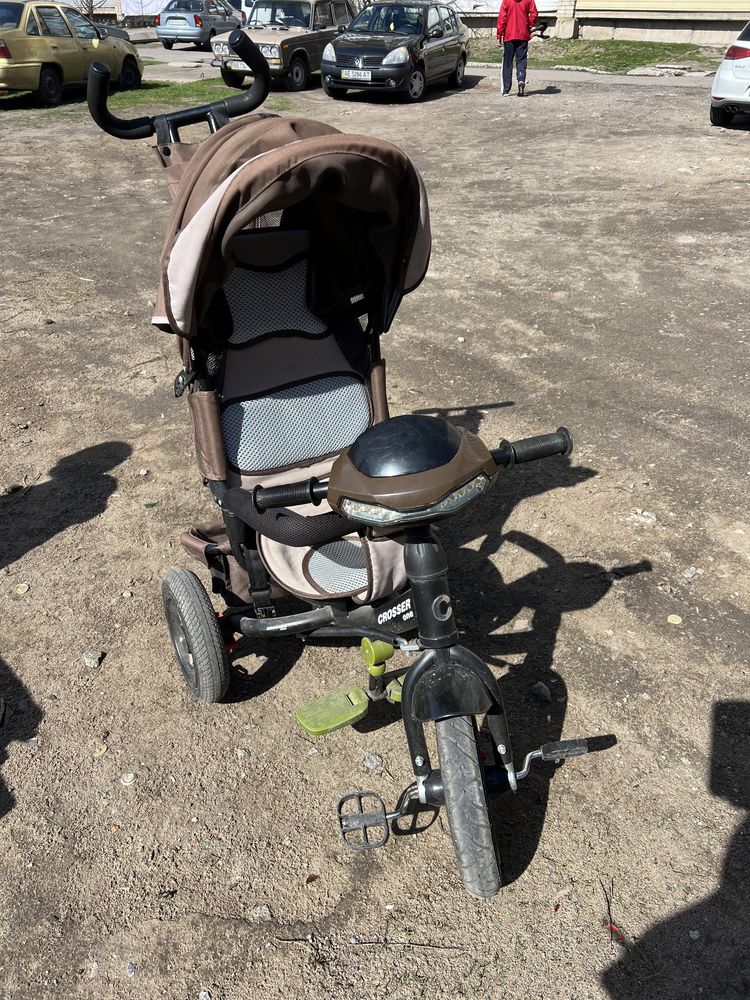 Велосипед дитячий з ручкою crosser