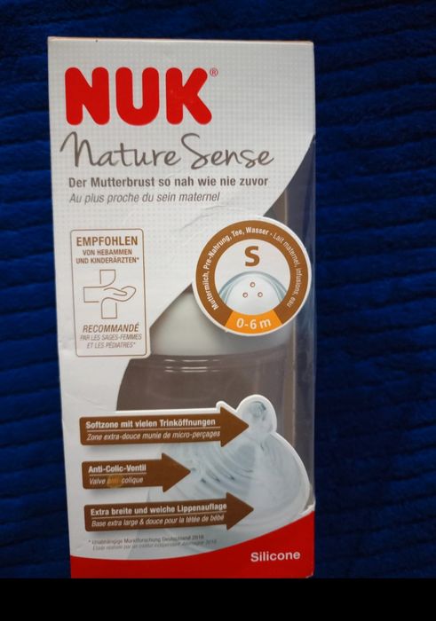 Nowa butelka firmy NUK