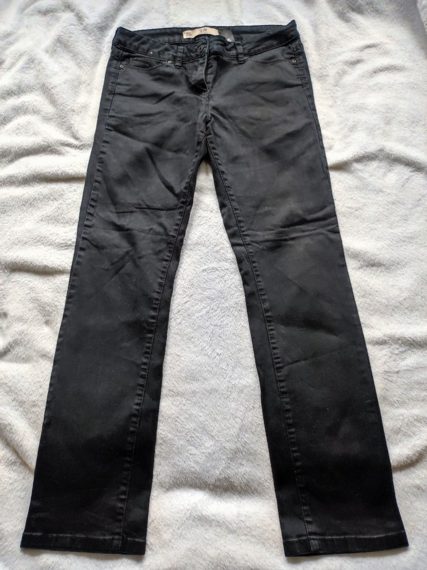 Czarne damskie jeansy
