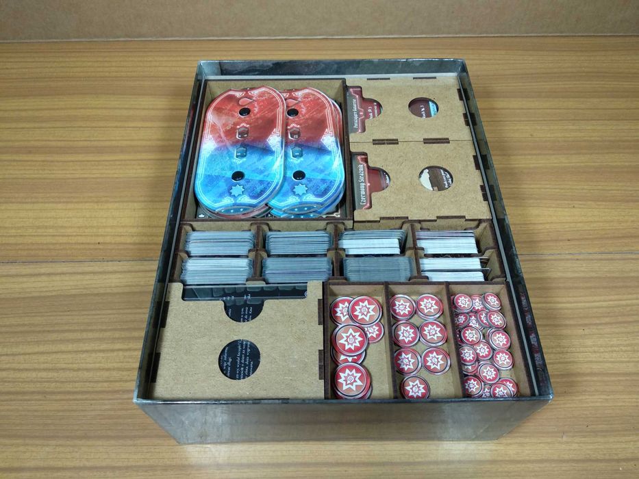 Gloomhaven Szczęki Lwa + insert ReDrewno + podstawki 3D